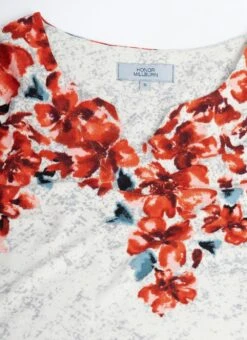 Warm Touch Jersey Border Print Top -Casual Outfits Store 66654pvl d090ad494141e57