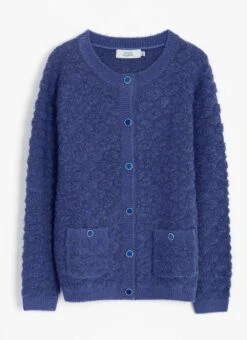 Textured Boucle Spot Cardigan -Casual Outfits Store 66703pvl 8eae95fd143f542