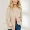 Textured Knit Crew Neck Cardigan -Casual Outfits Store 66721pvl b63d3c52721c342