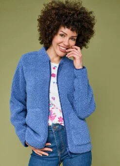 Borg Relaxed Bomber Jacket