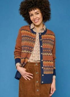 Wool Blend Fairisle Crew Neck Cardigan 9 Wool Blend Fairisle Crew Neck Cardigan -Casual Outfits Store 66829pvl 0fb3d6f81b89a26