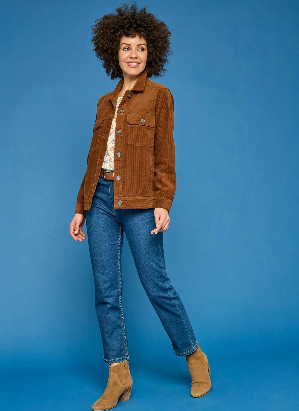 Pure Cotton Cord Relaxed Jacket 4 Pure Cotton Cord Relaxed Jacket - Image 2