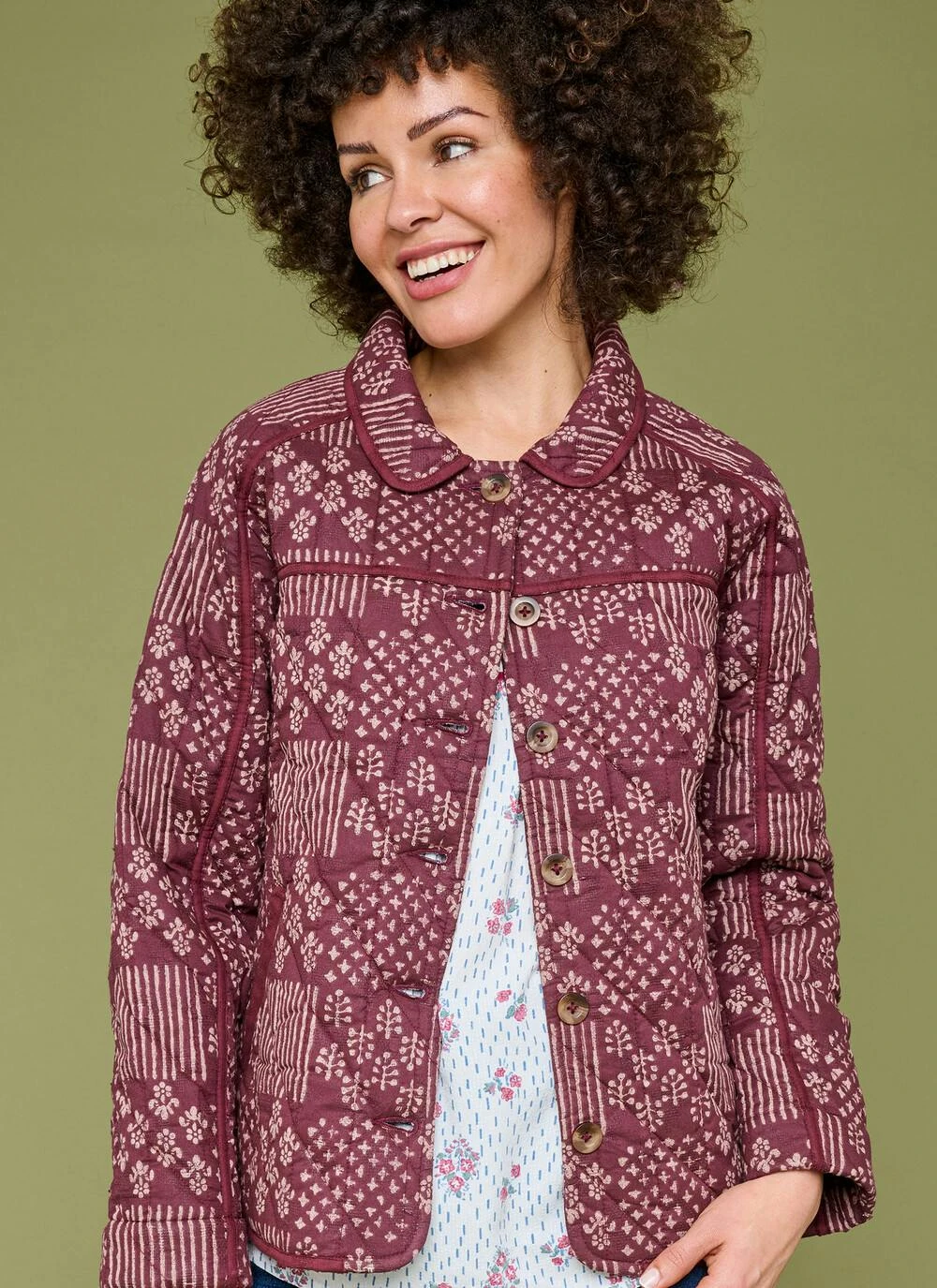 Pure Cotton Quilted Jacket 4 Pure Cotton Quilted Jacket - Image 2