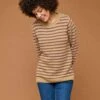 Textured Stripe Crew Neck Jumper -Casual Outfits Store 66859pvl fce99f616d49b69