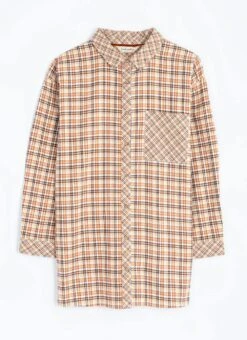 Pure Cotton Brushed Checked Relaxed Shirt 10 Pure Cotton Brushed Checked Relaxed Shirt -Casual Outfits Store 66897pvl b9deedcf34f0794