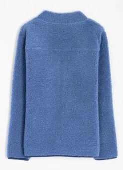 Borg Relaxed Bomber Jacket -Casual Outfits Store 66901pvl 91dfb55eb5ba542