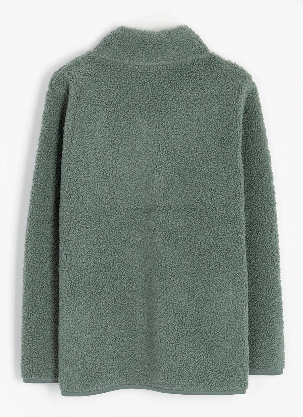 Borg Funnel Neck Relaxed Jacket 8 Borg Funnel Neck Relaxed Jacket - Image 6