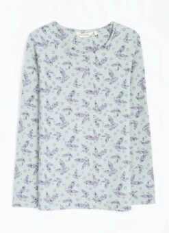 Soft Touch Thermal Print Top -Casual Outfits Store 66965pvl 4a234f019f08874