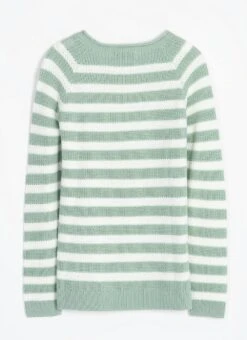 Button Detail Textured Striped Crew Neck Jumper 11 Button Detail Textured Striped Crew Neck Jumper -Casual Outfits Store 67278pvl 140c905d2f8c4f8