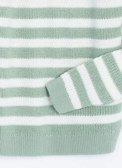 Button Detail Textured Striped Crew Neck Jumper 10 Button Detail Textured Striped Crew Neck Jumper -Casual Outfits Store 67286pvl 2782d796ea0eccb