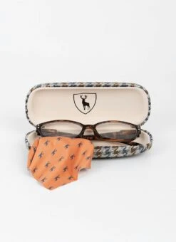 Tweed Glasses Case With Lens Cloth -Casual Outfits Store 67343pvl e38e0fa22c73317