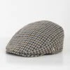 Wool Blend Tweed Flat Cap - Hounds Tooth Check -Casual Outfits Store 67376pvl 053a72e7f62c774