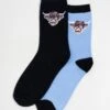 2 Pk Cotton Rich Highland Cow Socks -Casual Outfits Store 67378pvl c8f448f0b1219d9