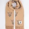Highland Cow Super Soft Scarf - Camel/Grey -Casual Outfits Store 67405pvl f62356ae2136cba