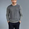 Pure Cashmere Birdseye Crew Neck Jumper