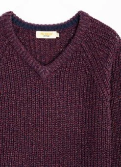 V Neck Fisherman Rib Jumper -Casual Outfits Store 67736pvl 45c92b951f74ba1