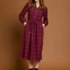 Pure Cotton Collared Check Dress -Casual Outfits Store 67748pvl a0ef252fffd631e