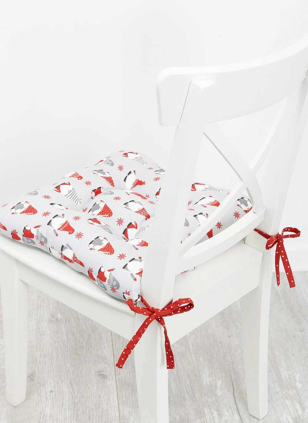 Gonks Print Cotton Grey Seat Pad 4 Gonks Print Cotton Grey Seat Pad - Image 2