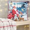 Santa & Friends Print Velvet Red Cushion 2 Santa & Friends Print Velvet Red Cushion -Casual Outfits Store 67788pvl 7d8d65f54ab23ee