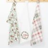 Robin Print Cotton Red 3-Pack Teatowels -Casual Outfits Store 67790pvl 3b04dccbaaf2287