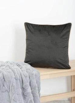 Woodland Animals Print Velvet Green Cushion -Casual Outfits Store 67835pvl 4a9324f5639824f