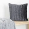 Textured Velvet Grey Cushion -Casual Outfits Store 67843pvl 61ab1dfa52c6d09