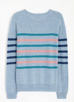 Cashmere Nep Stripe Jumper 7 Cashmere Nep Stripe Jumper -Casual Outfits Store 68216pvl 960e4716efb905d