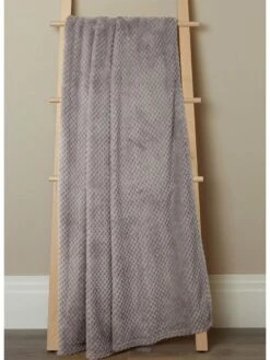 Waffle Throw Grey